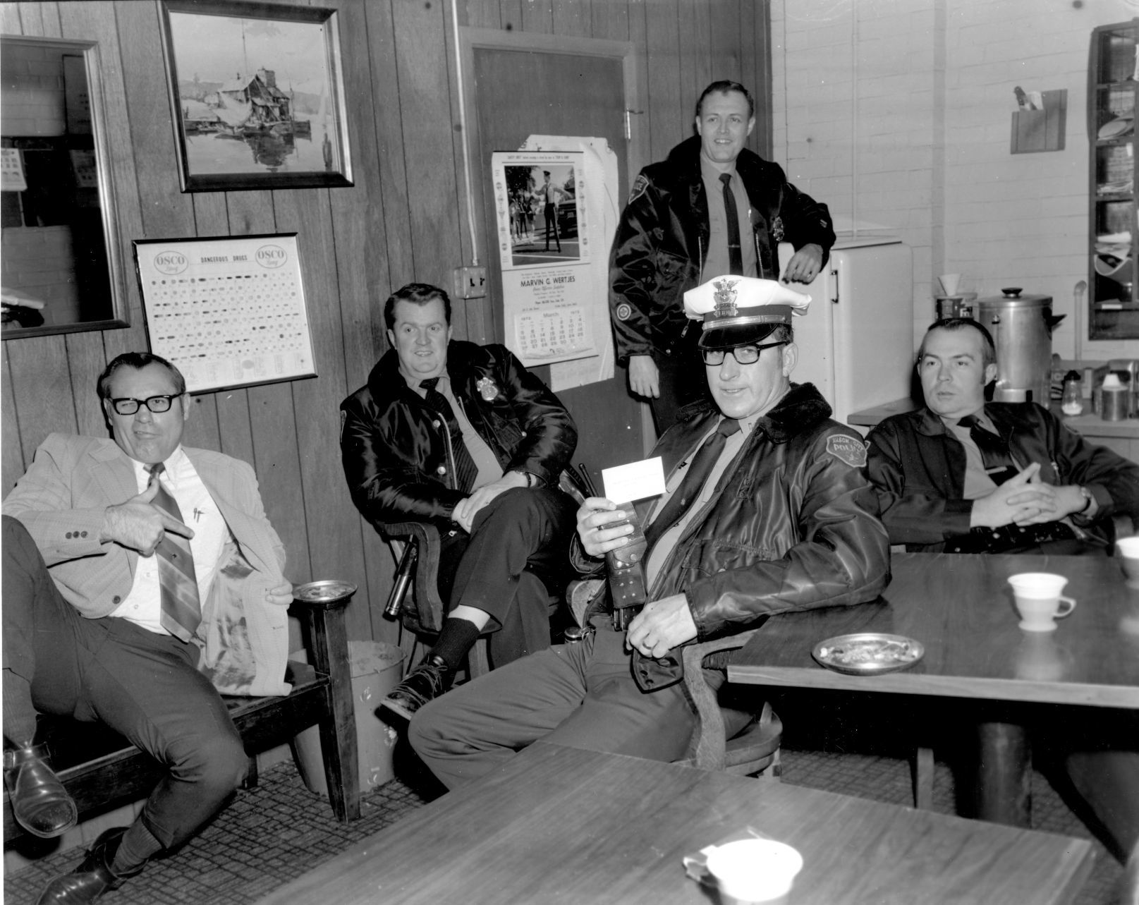 Roll call briefing at old station